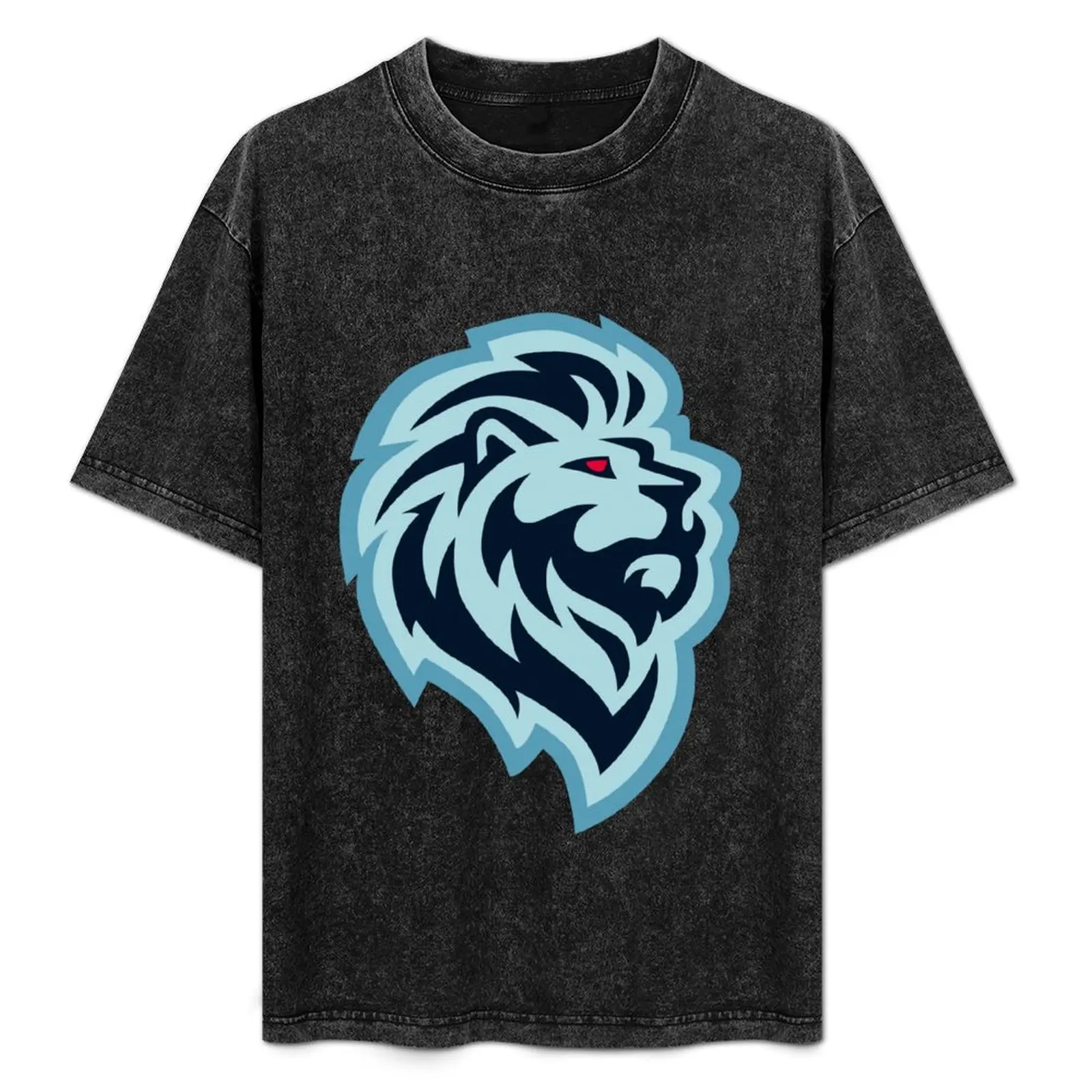 Фото Футболка Zurich Pond Hockey Lion Standalone, свободный крой, большие размеры, с коротким рукавом №1