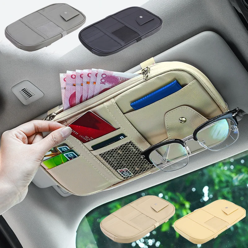 Автомобильный Солнцезащитный Козырек-органайзер С Несколькими Карманами Для