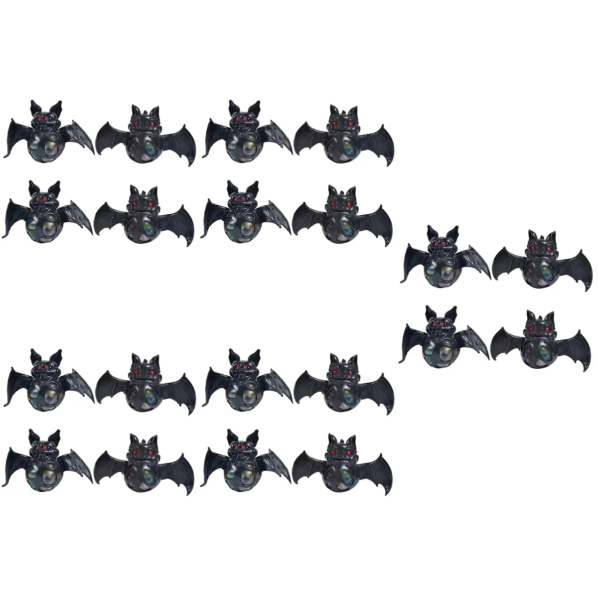 

20 Pcs Interesting Stress Toys Bat Shaped Decompression Toys Wear-resistant Anxiety Toys (Random Style)