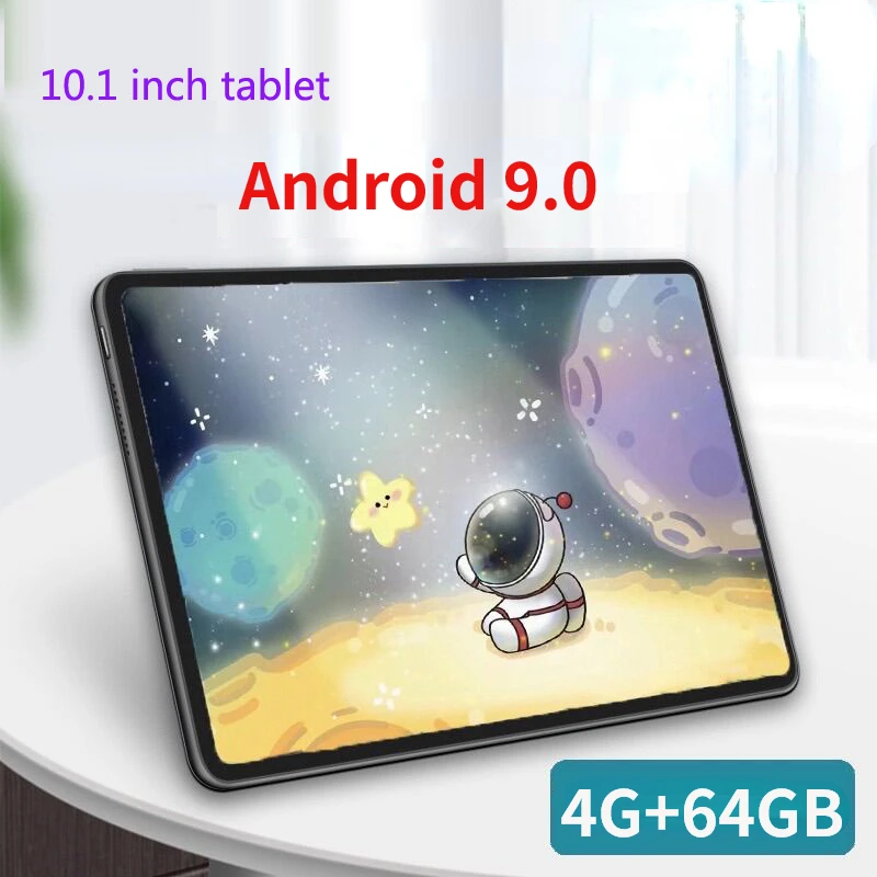 2023 Hot 10.1 Inch Andriod 9.0 Tablet PC 4G+64GB Learning Office Games 4G WiFi  Entrance Exam Online Class Learning Tablet