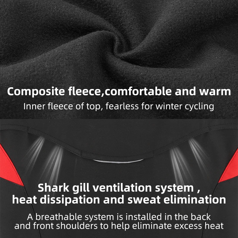 Зимний теплый мужской велосипедный комплект WEST BIKING ветрозащитная куртка и штаны