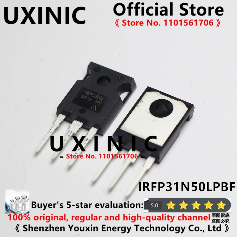 

UXINIC 100% New Imported OriginaI IRFP31N50LPBF IRFP31N50L TO-247 Field Effect Transistor MOS 31A 500V