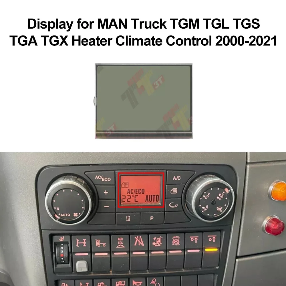 Фото Для грузовика MAN, ЖК-дисплей, обогреватель, климат-контроль для TGM TGL TGS TGA TGX-приборная панель грузовика, аксессуары для интерьера №2