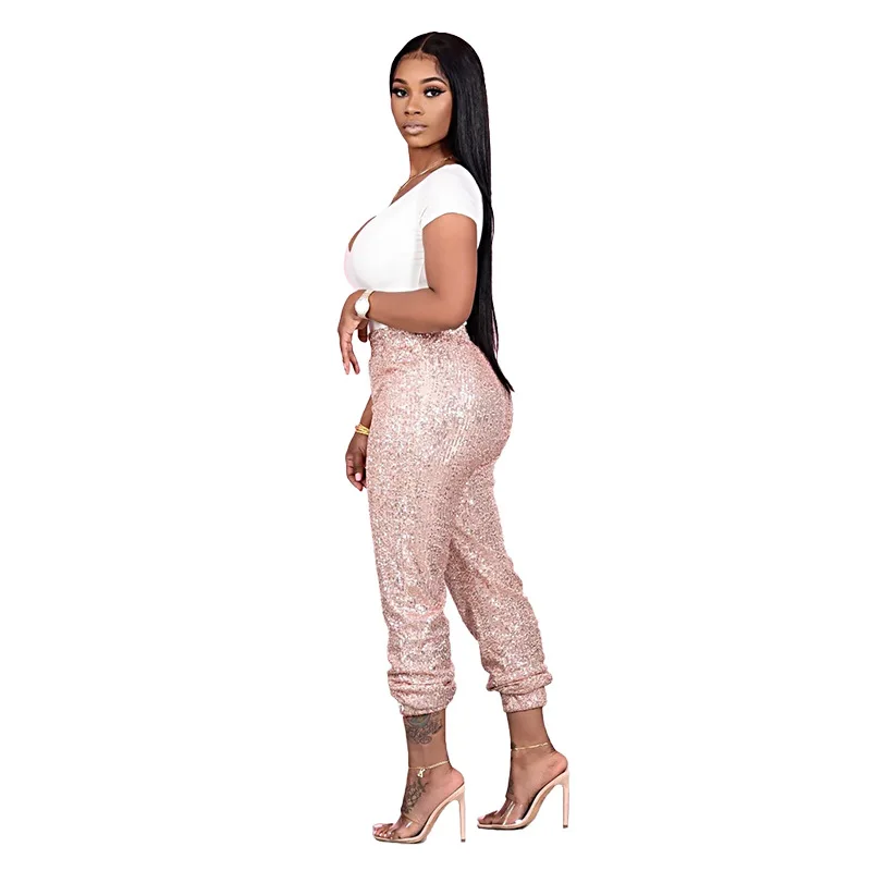 

Pink Sequin Trousers