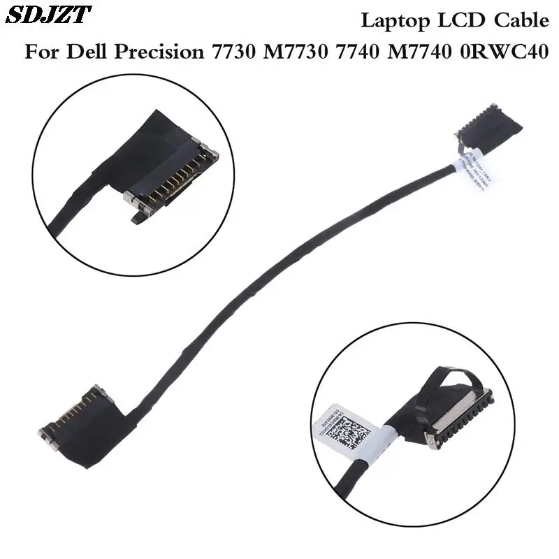 

1Pc Laptop Battery Cable Flex Connector Line Cable For Dell Precision 7730 M7730 7740 M7740 0RWC40