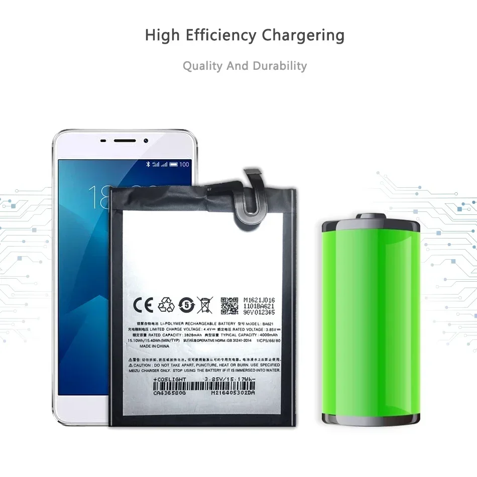 Аккумулятор для мобильного телефона Meizu M1 M2 M3 M5 M6 Note/M2 M3S mini MAX/M5S M5C BT42 BT43C BT42C BT61 BA611