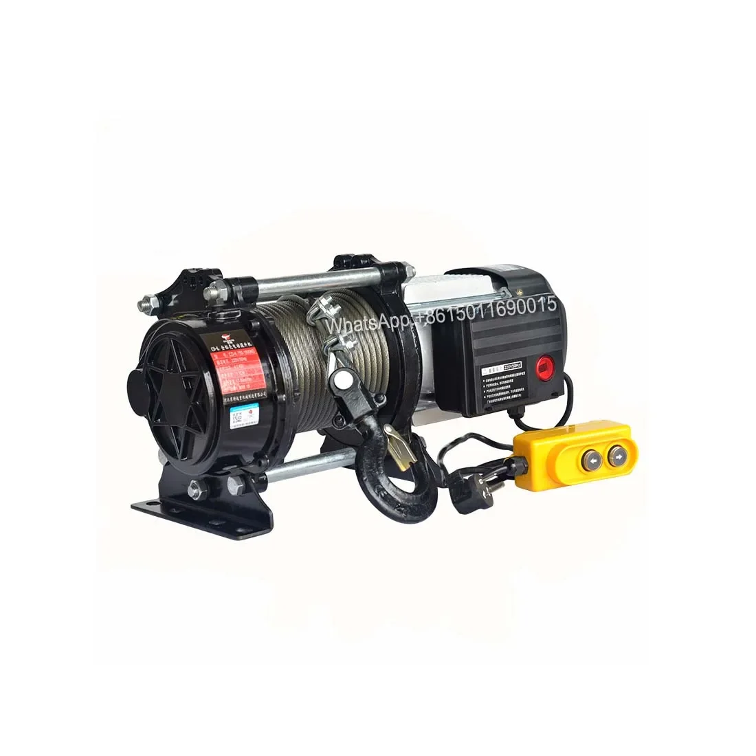 Многофункциональная электрическая лебедка с алюминиевым корпусом маленькая