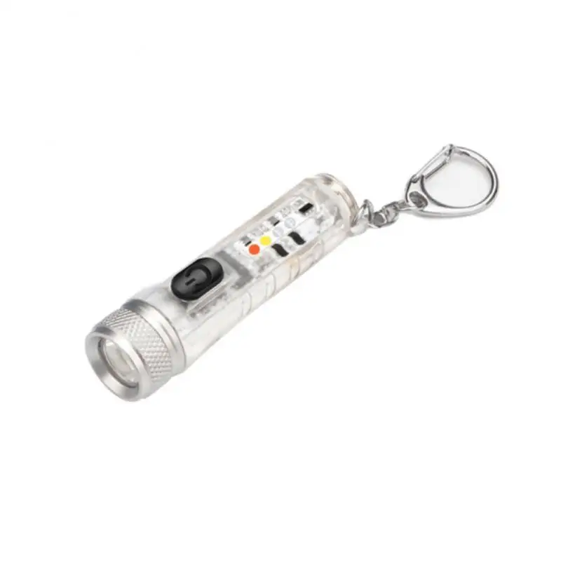 

Outdoor Mini Flashlight USB Charging Portable Light Keychain Hat Clip Lamp Multi-function Fishing Camping Tent Waterproof Torch