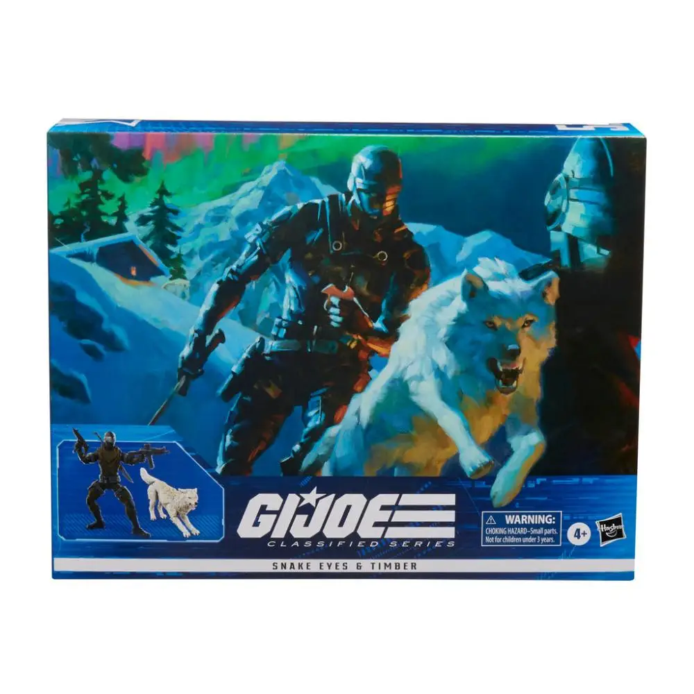 

G. I. Joe Classified Series Snake Eyes & Timber Action Figures 52 Collectible Premium Toys 6-Inch Scale Custom Package Art F4321