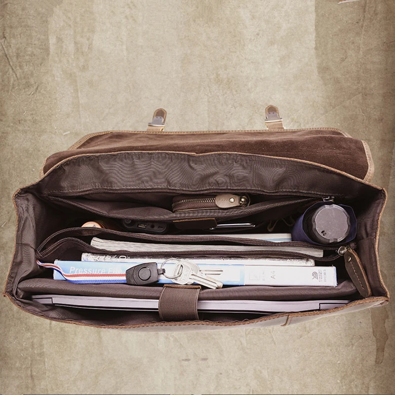 Новинка 2022 мужские портфели из натуральной кожи высокого качества воловьей