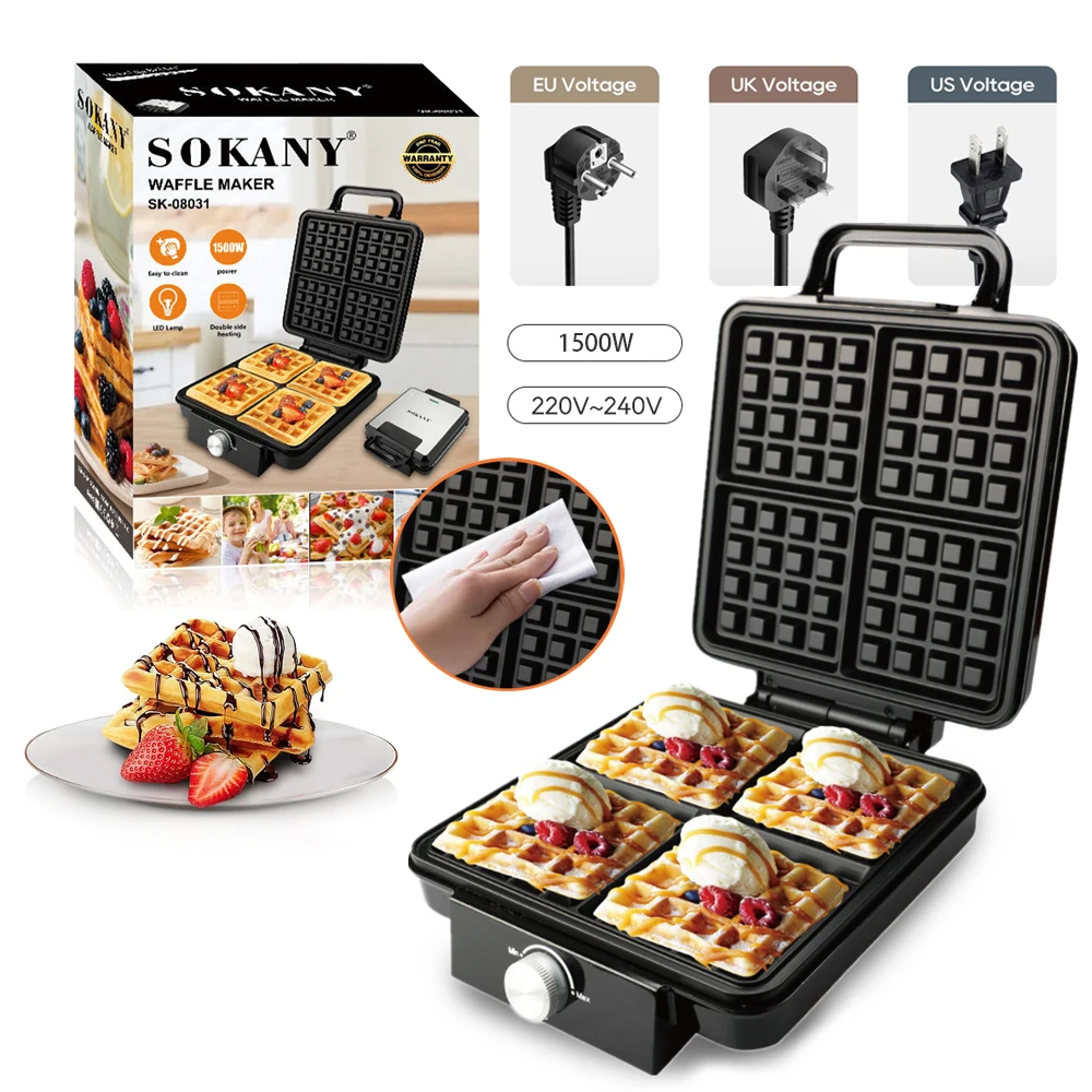 

Вафельница Sokany 1500 Вт