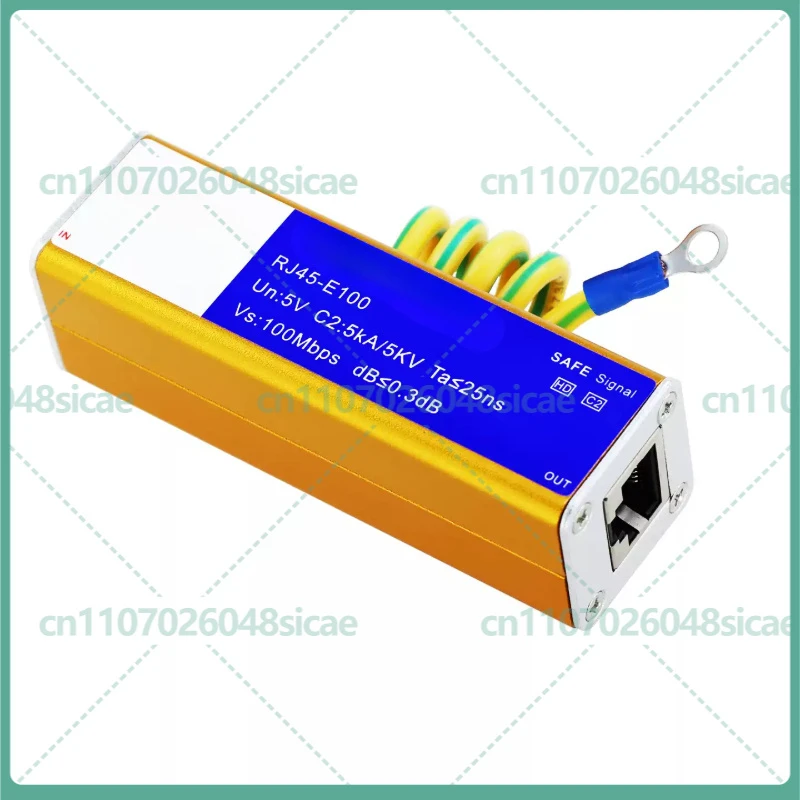 Фото 1-5 шт. для HELOX RJ45-E100, защита от перенапряжения Ethernet 100 Мбит/с, грозозащита №2