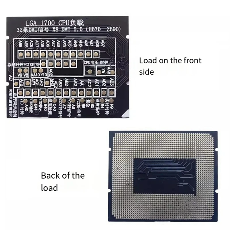 Фото Тестер процессорных сокетов LGA1700 32x8 H670 Z690, имитация нагрузки с LED-индикатором для ремонта материнских плат - ABVP №5