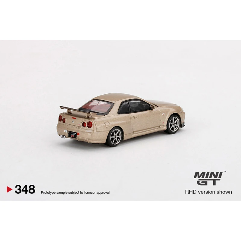Предпродажа в мае MINI GT 1/64 Nissan Skylnie GT-R (R34) литая модель автомобиля |