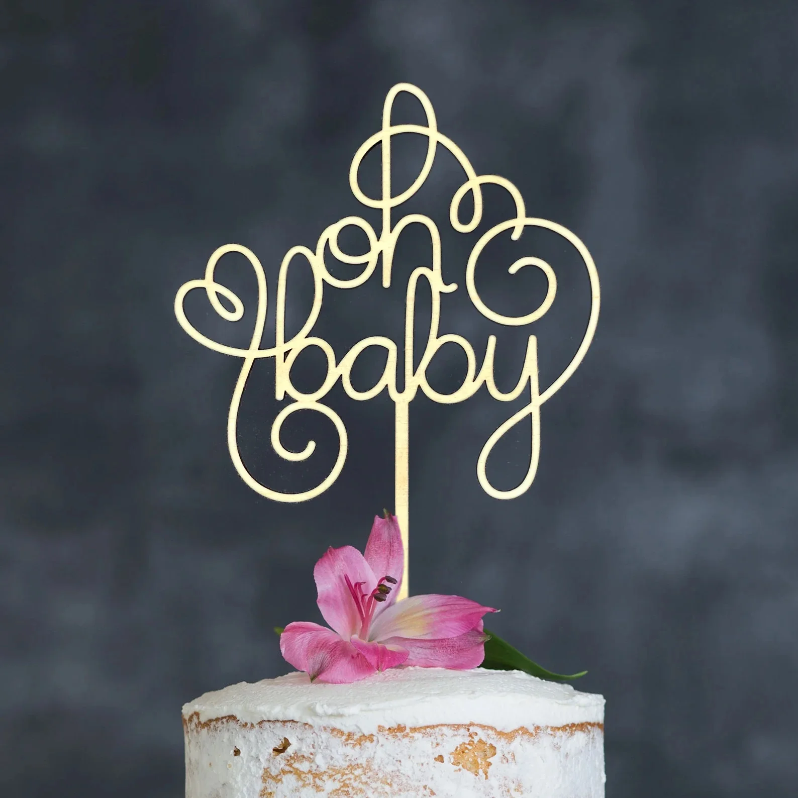 

Деревянное украшение для детской вечеринки, украшение для детского торта