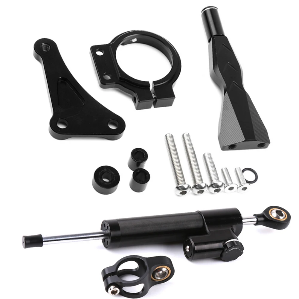 

Motorcycle Adjustable Steering Stabilizer Damper Bracket Mount kit Base CNC Aluminum Accessories for Honda CB150R
