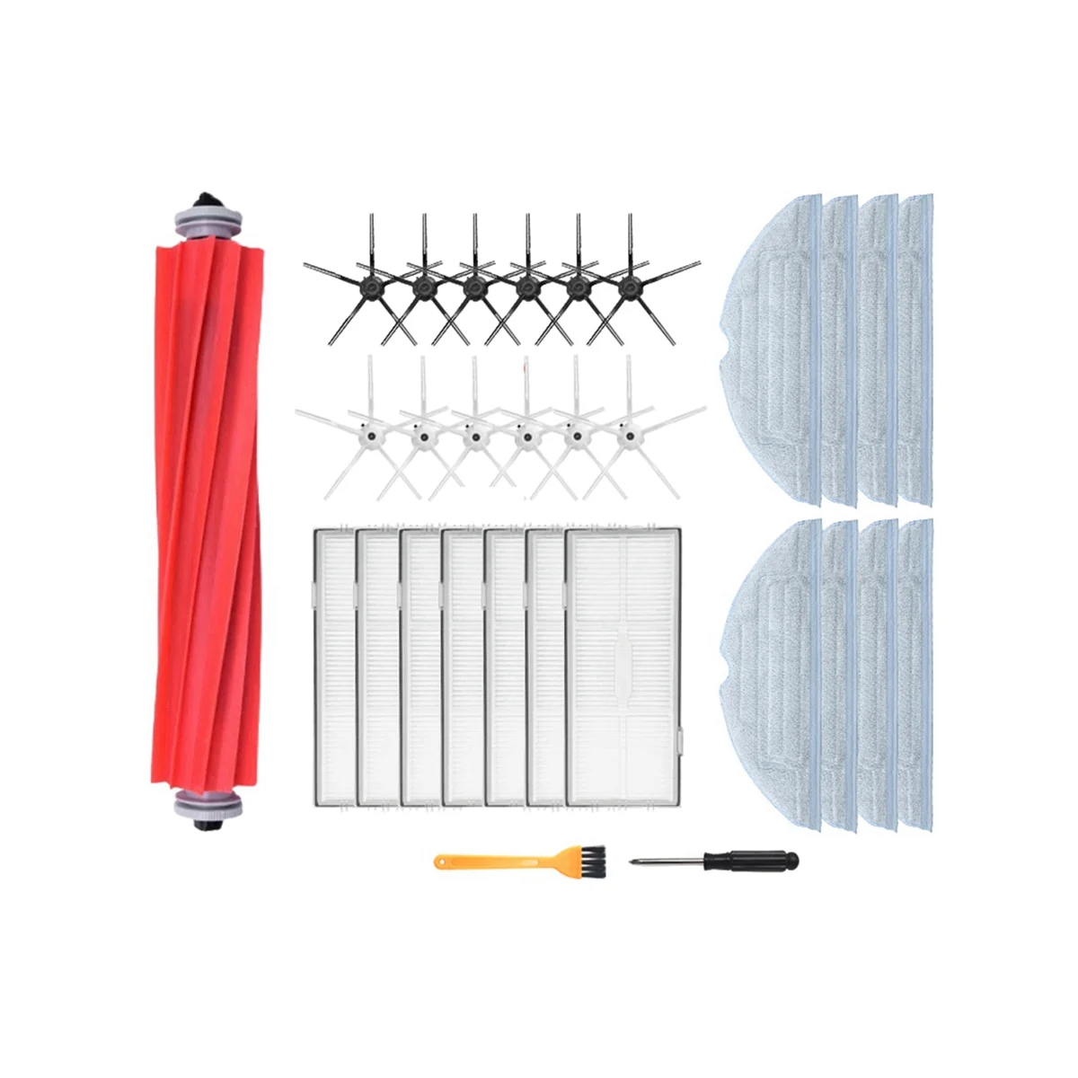 

For S7 Maxv Ultra Accessories Robot Vacuum Cleaner Brush Side Brush HEPA Filter Rag