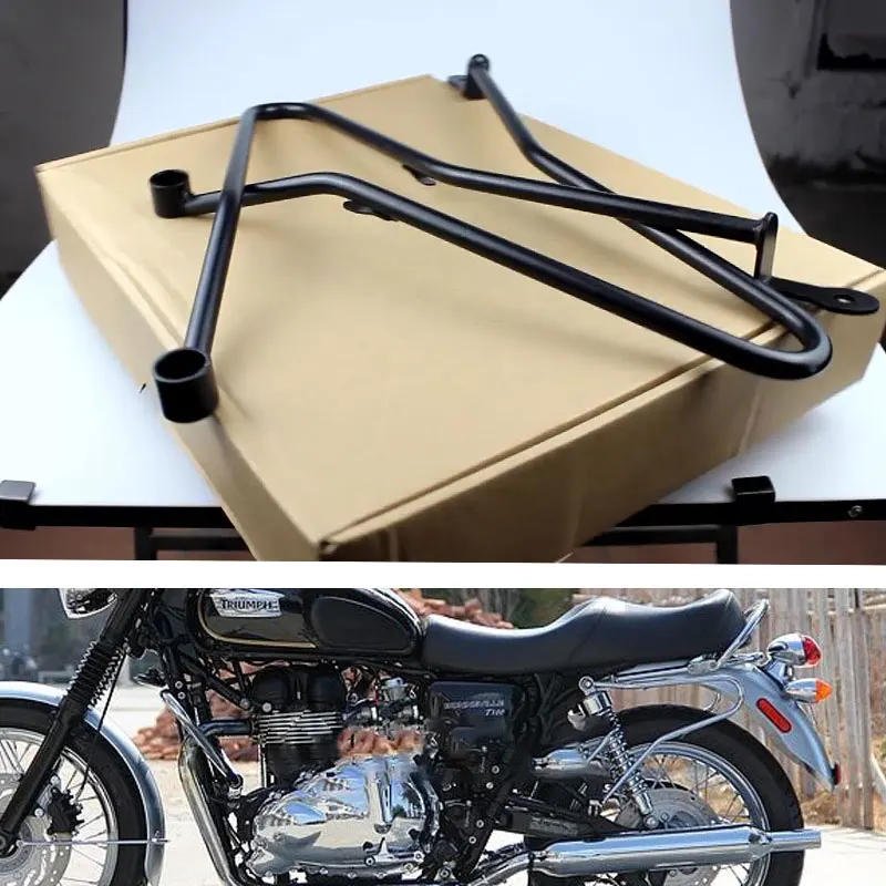 For Triumph Bonneville SE T100 2001-2015 Motorcycle Rear Saddlebag Luggage Support Rack Mount Bracket 1 set