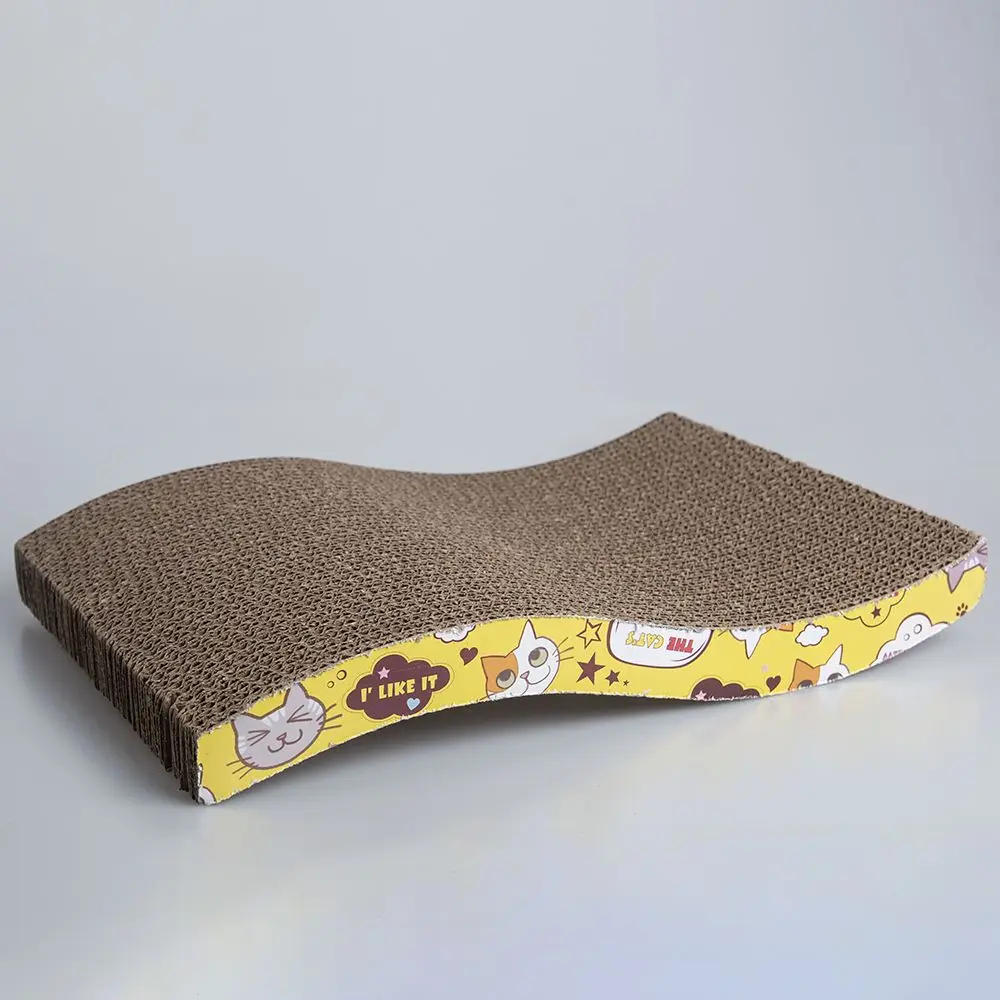 

Cat Scratch Board Cats Toys Cardboard Claw Grinding Toys Double-sided Durable Pet Scratcher Pad Bed Mat Pets Supplies
