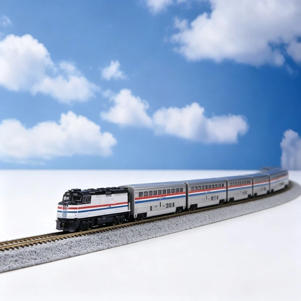 Фото Модель поезда KATO N Type 1/160, локомотив F40PH 106-3530/31, доступны различные варианты, реалистичная модель, игрушка для мальчиков, подарок №4