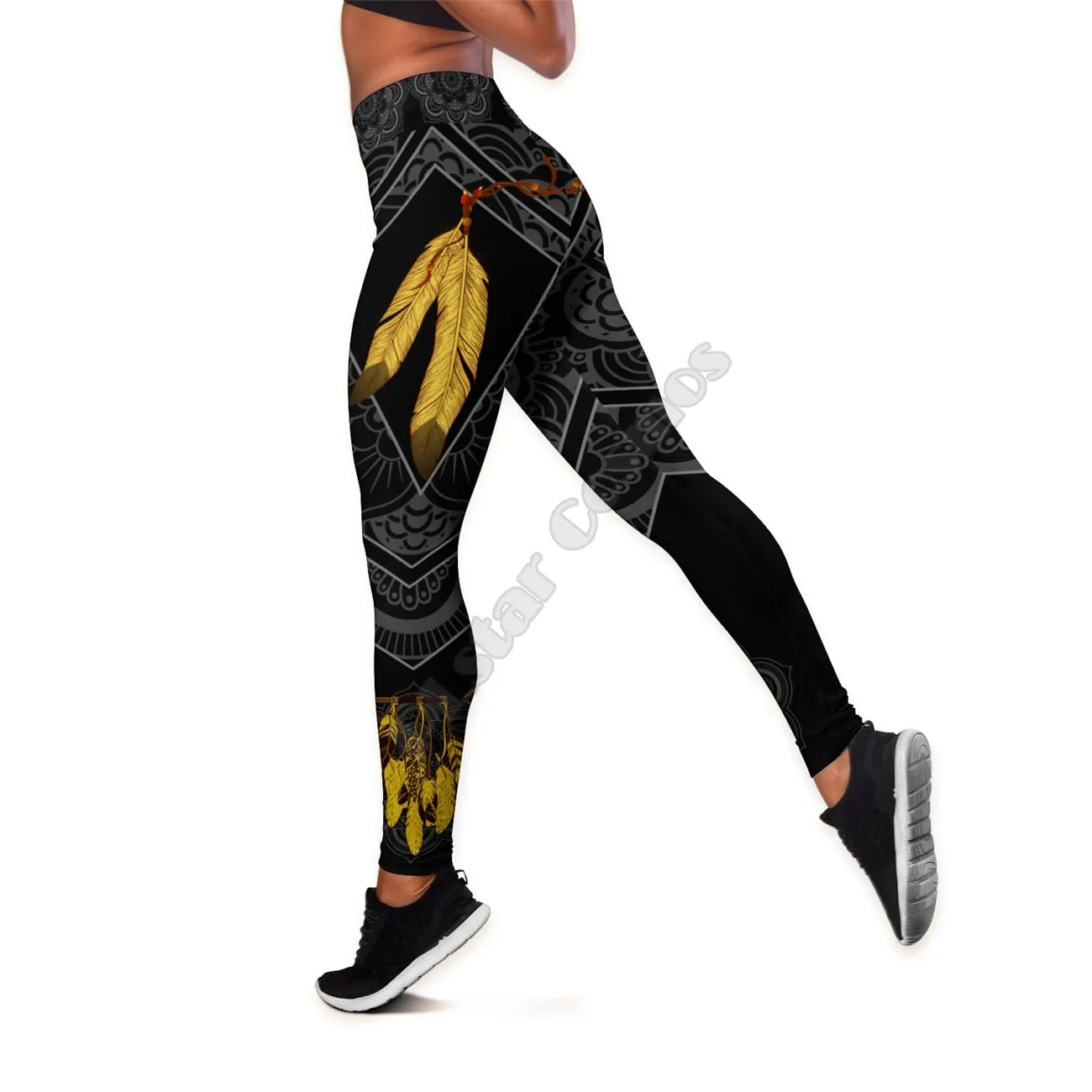 Women Leggings Fashion 3D All Over Printed Native Leggings Sexy Elastic Female Skinny Leggings Style-4