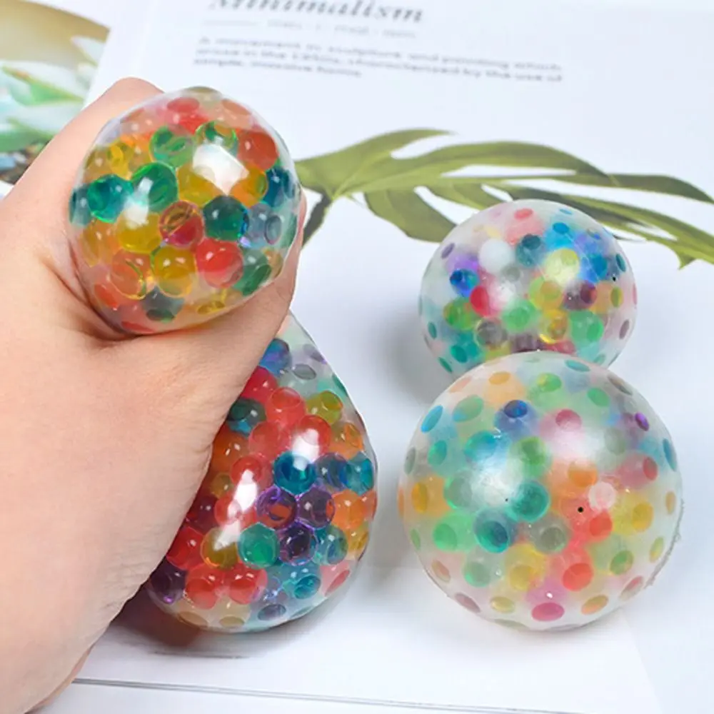 Гибкий материал губчатый Радужный шар игрушка удобный сенсорный медленный