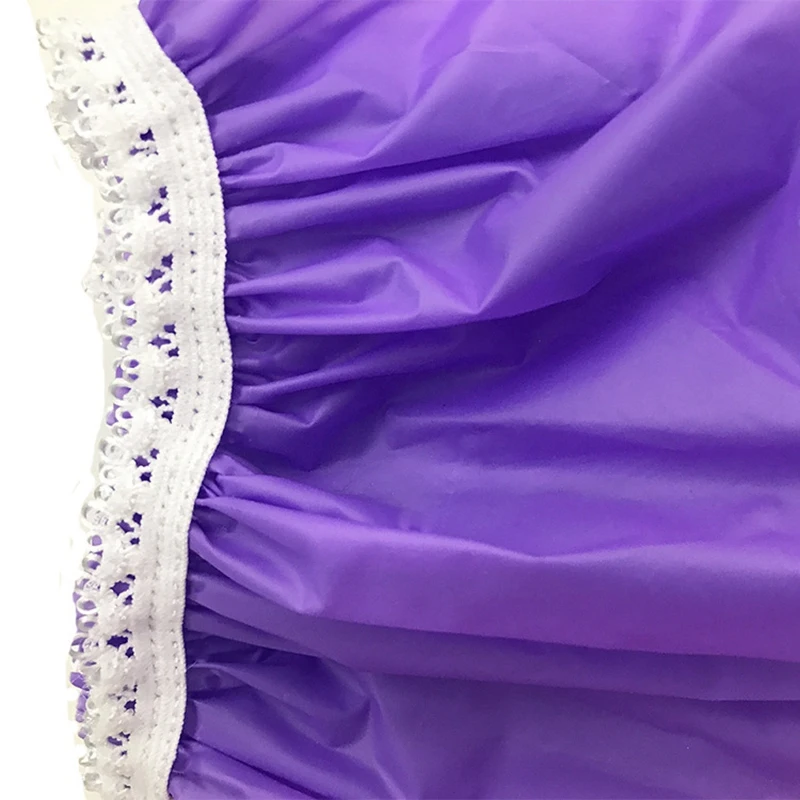 

New 2Pcs Household Waterproof Shower Cap, Swimming Cap, Hotel Elastic Shower Cap Hair Set (Purple)