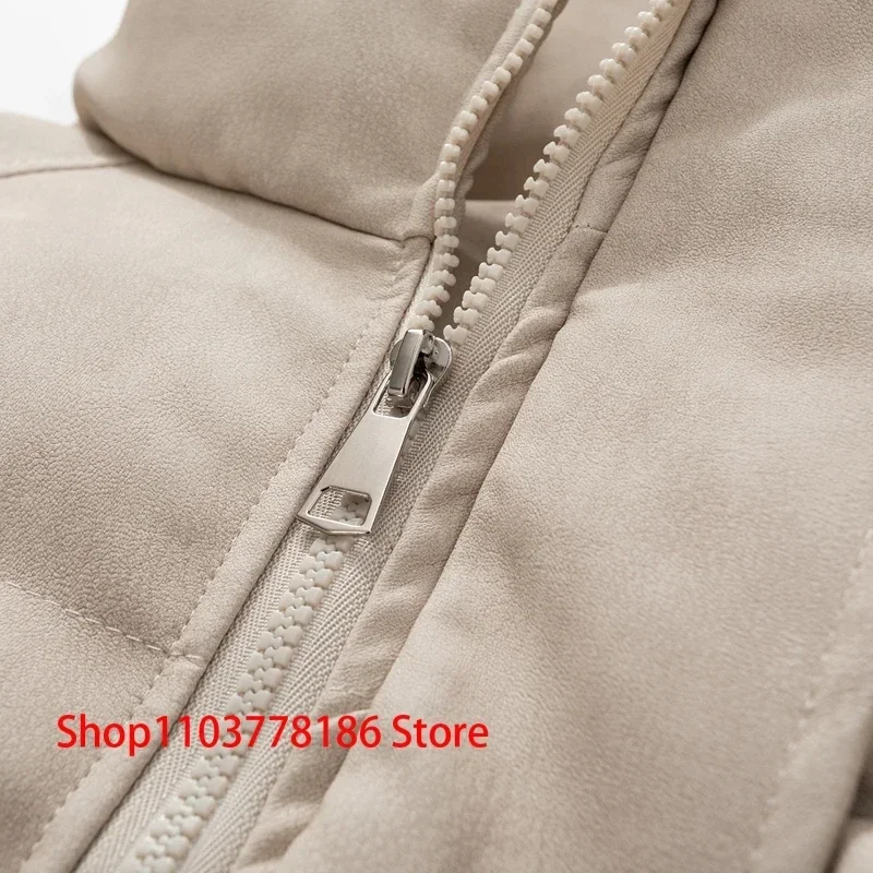 Американские куртки с воротником-стойкой скраб из искусственной кожи