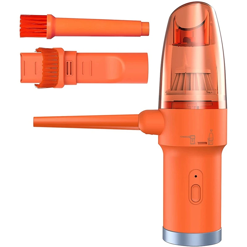 

OPOLAR Cordless Air Duster & Vacuum 2-In-1, For Computer Keyboard, Wireless Portable Vehicle Vacuum Cleaner