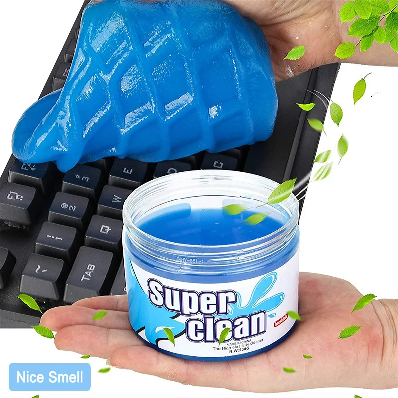 

Car Air Vent Cleaning Gel Auto Dust Putty PC Tablet Laptop Keyboard Printer Corner Gap Home Office Detailing Slime Cleaner Mud