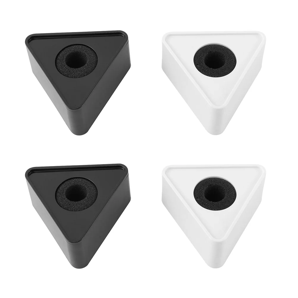 

Microphone Logo Mic Flag Station Cube Box Interview Triangle Square Holder Stand Abs Reporter Protector Triangular Mark Handheld