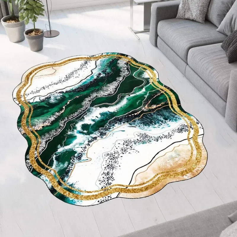 Светильник роскошный Ковер для гостиной с мраморным рисунком прикроватный