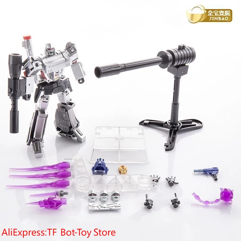 

【IN STOCK】JINBAO Transformation DF-05 DF05 Metallc Color MG Tank Megatank KO NA H9 G1 Action Figure Robot Toys