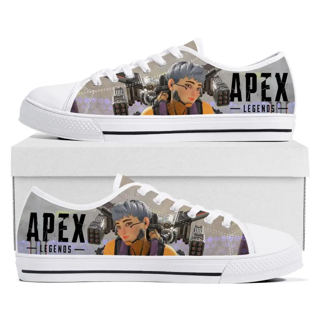 

Apex Legends Valkyrie Low Top Sneakers Cartoon Game Womens Mens Teenager High Quality Canvas Sneaker Couple Custom Built Shoes