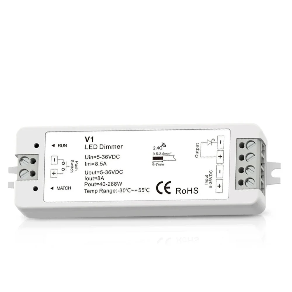 

Радиочастотный диммер V1 для светодиодной ленты