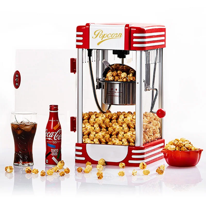 

For Party Electric Oil Popped Commercial Popcorn Maker Popcorn Machine Household Corn Machine Electric Corn Explosion Machine