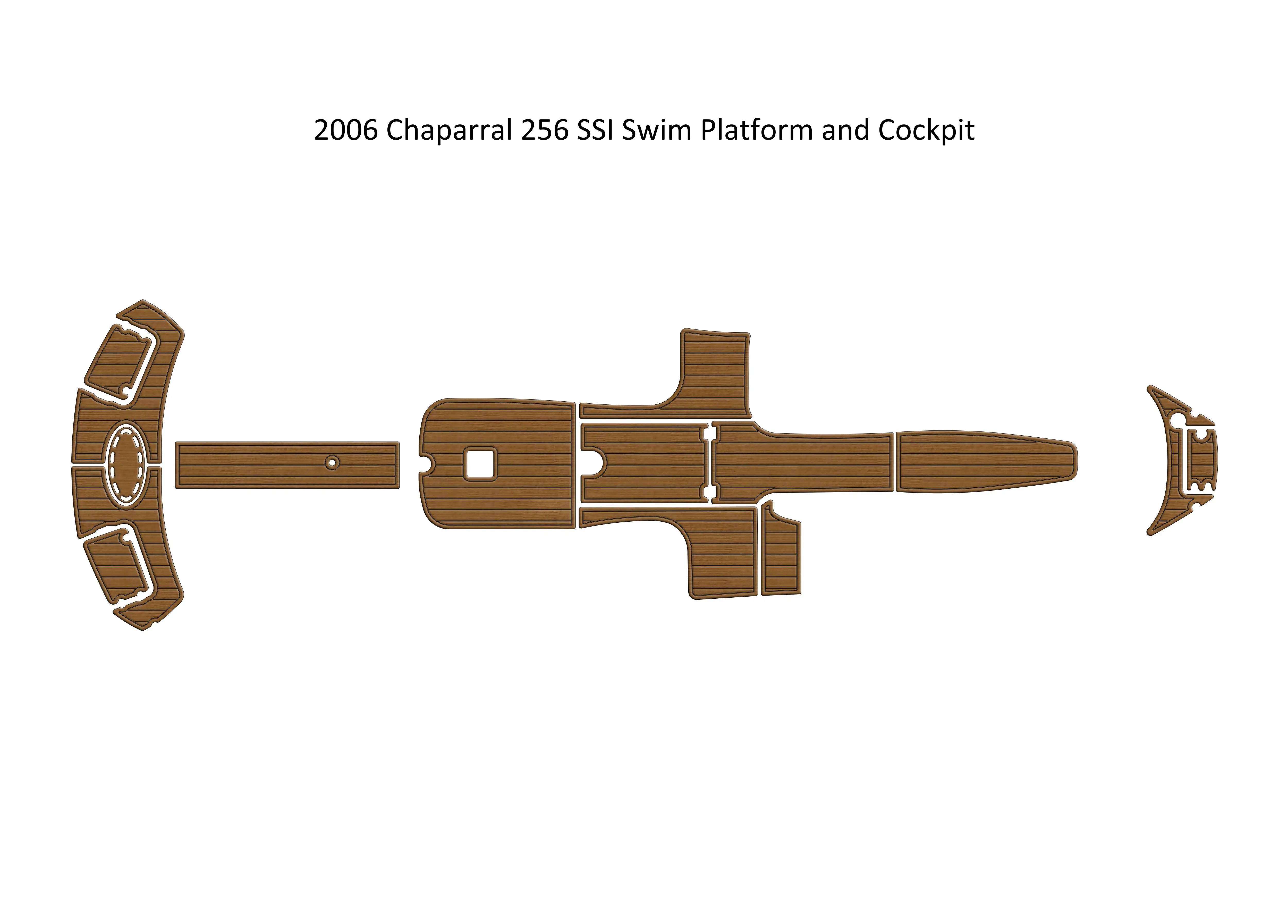

2006 г., Chaparral 256, платформа для плавания и лодка в кабине, напольная подушка из искусственного тика EVA