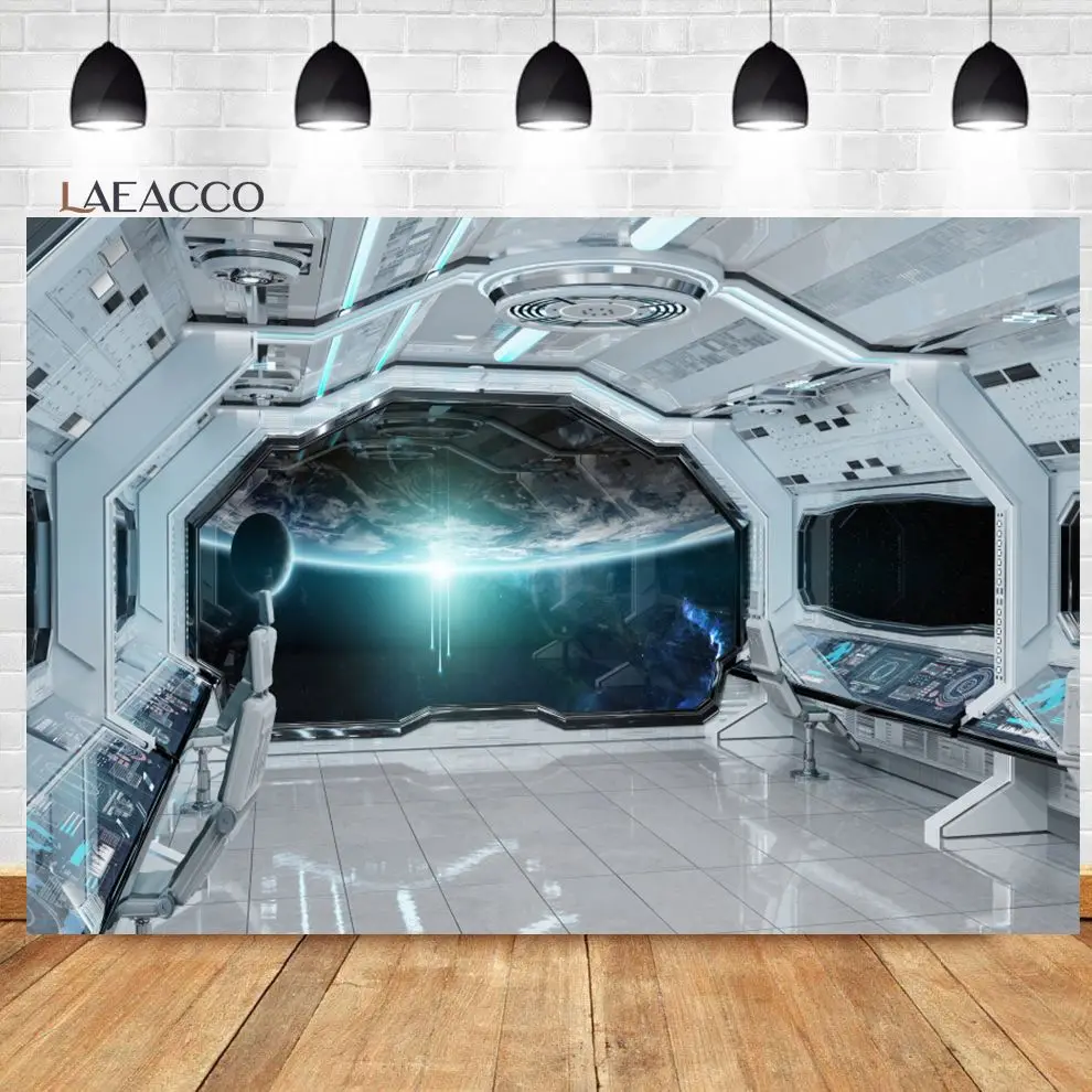 Фоны на день рождения Вселенная земля космический корабль капсулы интерьер