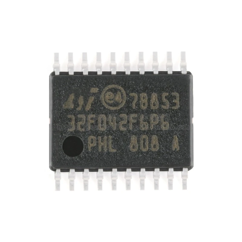 

STM32F042F6P6 TSSOP-20 ARM Cortex-M0 32-bit microcontroller MCU, only new original authentic