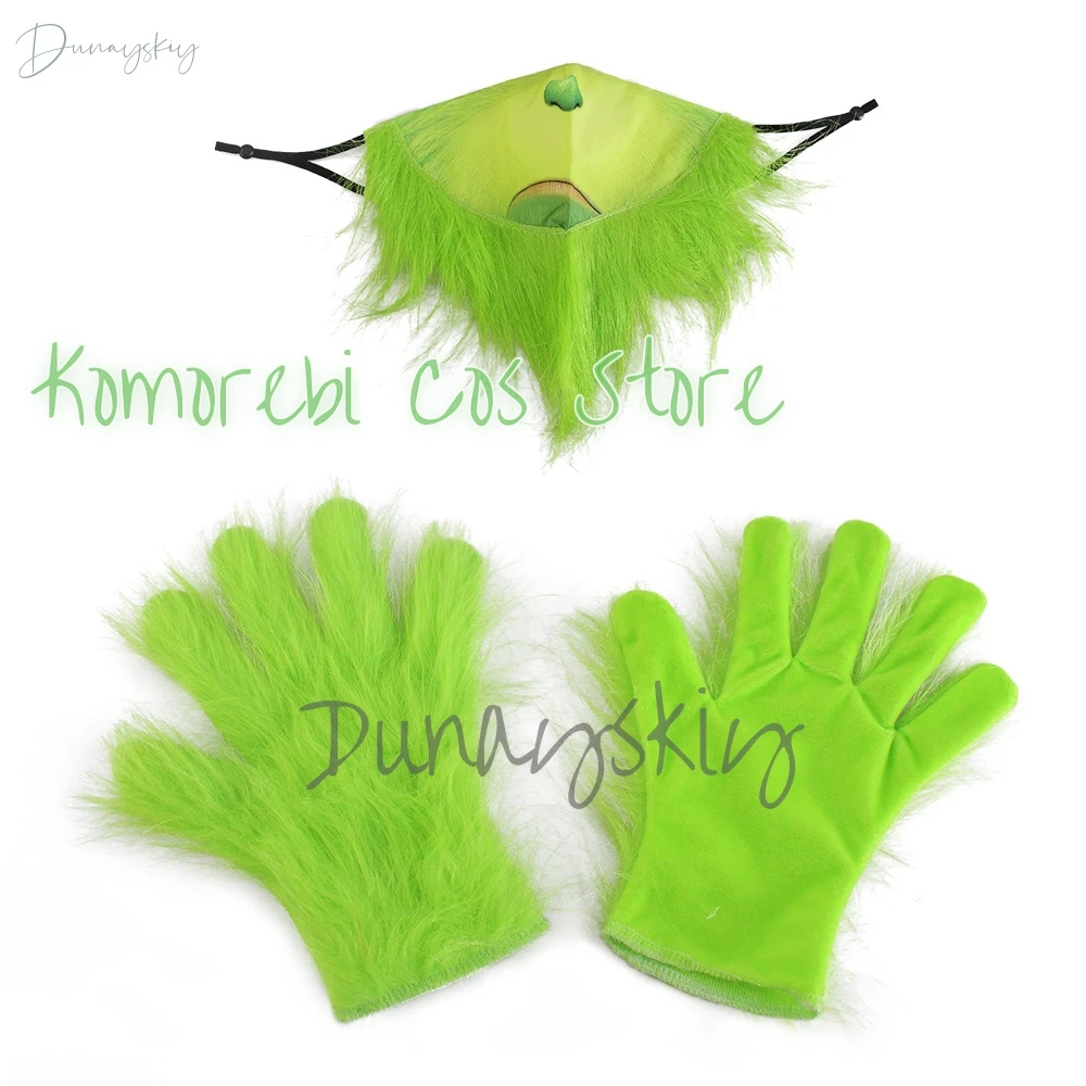 Новые рождественские костюмы одежда для косплея шляпа маска платье Санта-Клауса