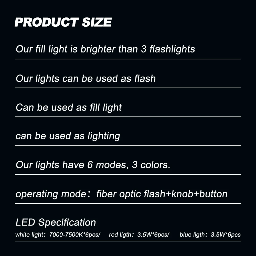 Seafrogs 6000Lm IPX8 40M Waterproof LED Camera Phone Fill Light Flash Underwater Diving Photography Lighting Accessory - купить по