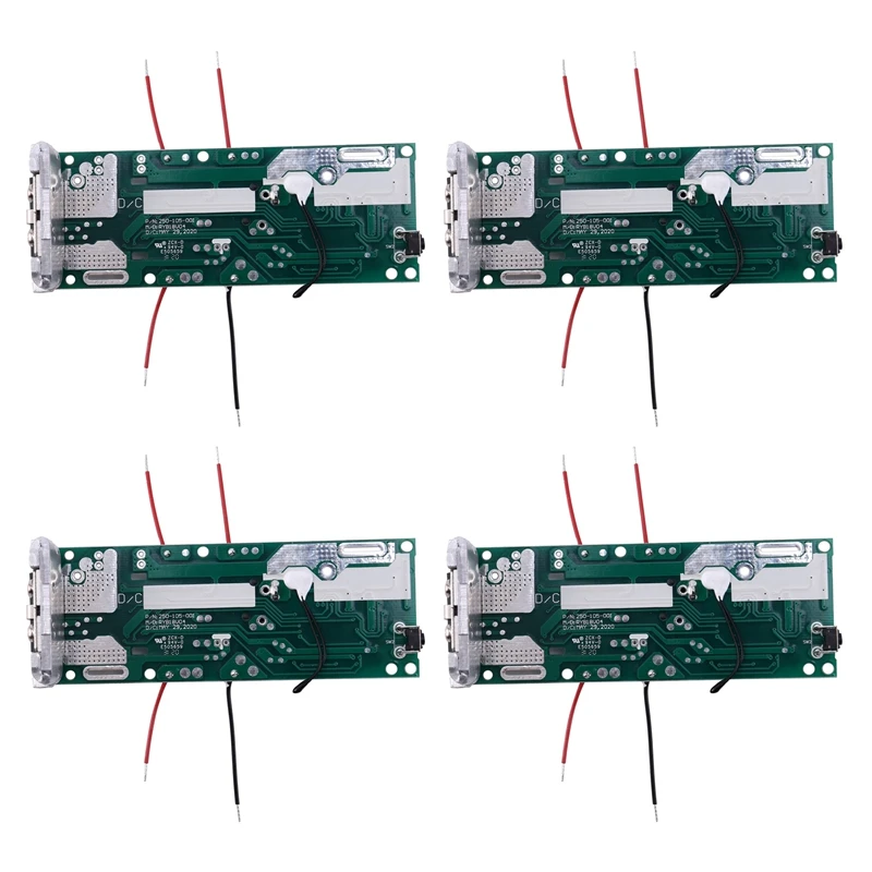 

HFES 4X Li-Ion Battery Charging Protection Circuit Board PCB For Ryobi 20V P108 RB18L40 Power Tools Battery