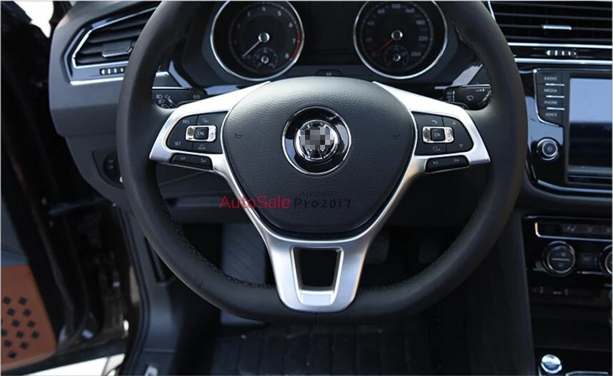 

Цветная крышка кнопки рулевого колеса автомобиля из хромированного АБС-пластика, отделка 1 шт. для Volkswagen VW Atlas Teramont 2017 2018