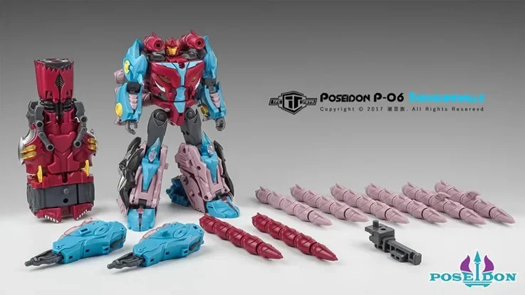 В НАЛИЧИИ Трансформация TFC Poseidon P01-P06 Mentarazor Cyberjaw Bigbite Ironshell Deathclaw Thousandkills 6in1 Фигурка