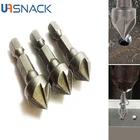 Шестигранный хвостовик, зеркальная зернистая пескоструйная обработка углеродистой стали, зеркальный Открыватель отверстий для деревообработки, Зенковка