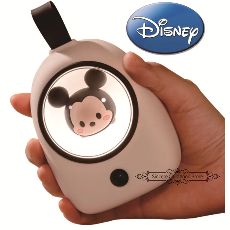 

Original Disney Mickey Minnie Cartoon Anime Figure Model Night Light Usb Charging Induction Bedroom Bedside Night Light Toys