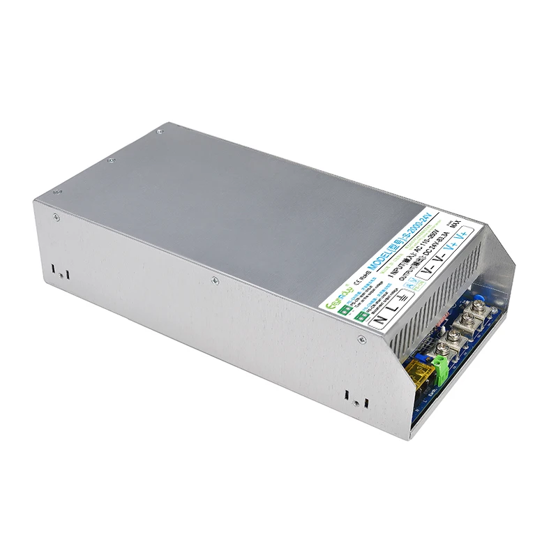 

AC 110-240V to DC 24V 36V 48V 60V 72V 110V 150V constant voltage/constant current switching power supply with PFC 2000W SMPS