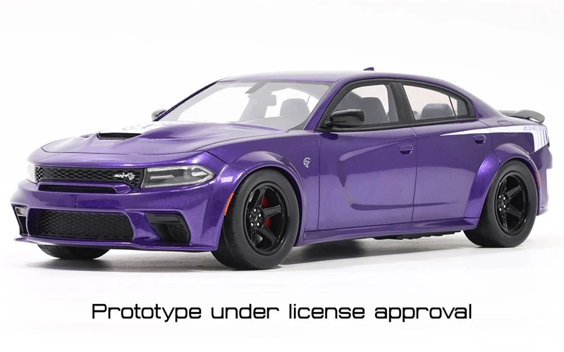 

Предпродажа GT Spirit 1:18 DODGE CHARGER SUPER BEE 2023 PLUM CRAZY Purple полимерная модель автомобиля коллекция миниатюра