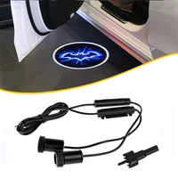 2pcs universal car door logo projector welcome light ghost shadow night lamp auto decorative lights interior accessories for bat