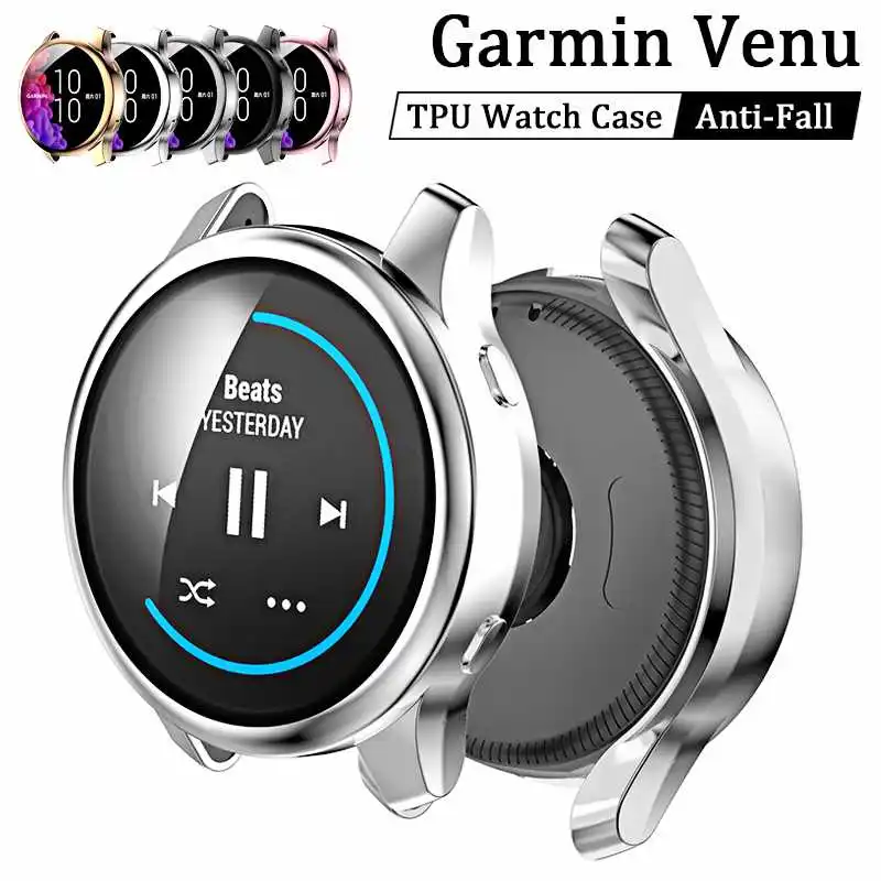 

YouYaeMi Full Protector Watch Case For Garmin Venu 2 Plus Sq Watch Case Cover